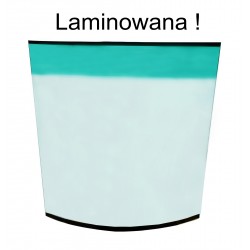 SZYBA ZIELONA LAMINOWANA SITODRUK CVA GENUINE QUALITY XL