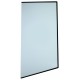 GLASS TOUGHENED GREEN WITH SCREEN PRINT CVA SIDE BEHIND DOOR RIGHTHAND