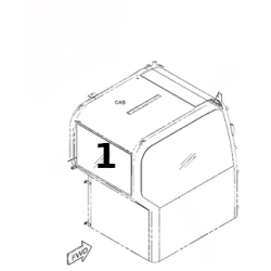 SZYBA TYLNA SITODRUK MINIKOPARKA CAT 308E 4199590