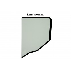 SZYBA HARTOWANA ZIELONA SITODRUK CVA - TYLNA LEWA STRONA