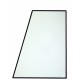 GLASS TOUGHENED GREEN WITH SCREEN PRINT DOOR UPPER RIGHTHAND
