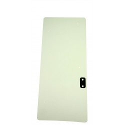 GLASS TOUGHENED GREEN WITH SCREEN PRINT CVA SIDE BEHIND DOOR LEFTHAND