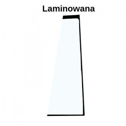 SZYBA LAMINOWANA ZIELONA SITODRUK CVA PRZEDNIA BOCZNA LEWA/PRAWA STRONA