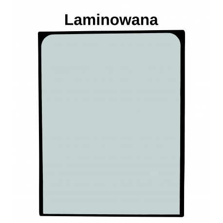 SZYBA LAMINOWANA PRZEDNIA GÓRNA KOPARKA GĄSIENICOWA JCB 150X 400/J3560