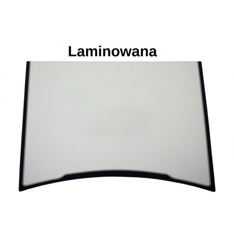 SZYBA PRZEDNIA GÓRNA LAMINOWANA SITODRUK KOPARKO-ŁADOWARKA KOMATSU WB93R-2 312605680