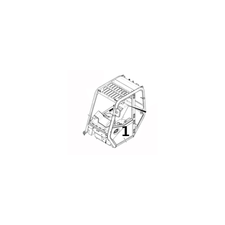 SZYBA DRZWI DOLNA SITODRUK ŁADOWARKA TELEKSOPOWA JCB 525.56 527.58 335/E3559