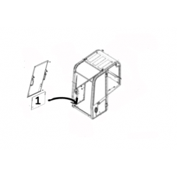 SZYBA PRZEDNIA DOLNA MINIKOPARKA JCB 85Z-1 57C-1 335/G0045