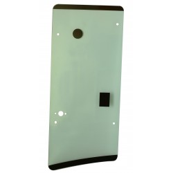 GLASS TOUGHENED GREEN WITH SCREEN PRINT CVA