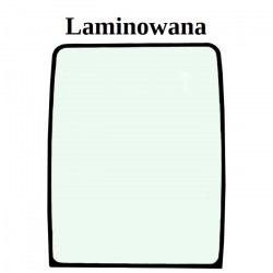 SZYBA LAMINOWANA ZIELONA SITODRUK CVA PRZEDNIA GÓRNA