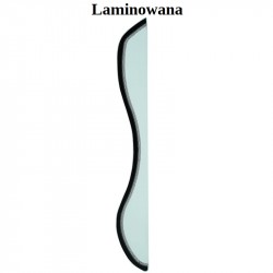 SZYBA PRZEDNIA PRAWA LAMINOWANA MINIŁADOWARKA CAT 216B 242B 252B 2230610