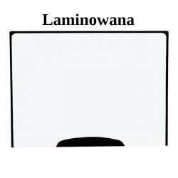 SZYBA LAMINOWANA BEZBARWNA SITODRUK CVA PRZEDNIA 