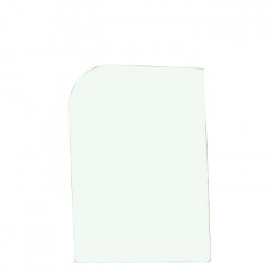 GLASS TOUGHENED GREEN CVA RIGHTHAND REAR