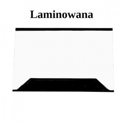 SZYBA LAMINOWANA ZIELONA Z SITODRUKIEM CVA