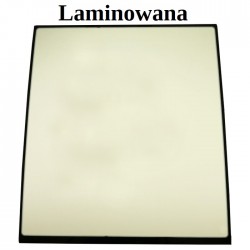 SZYBA LAMINOWANA ZIELONA Z SITODRUKIEM CVA