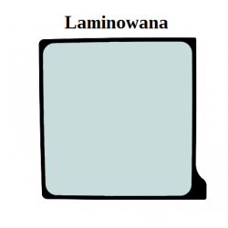 SZYBA LAMINOWANA ZIELONA CVA