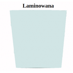 SZYBA LAMINOWANA ZIELONA Z SITODRUKIEM CVA