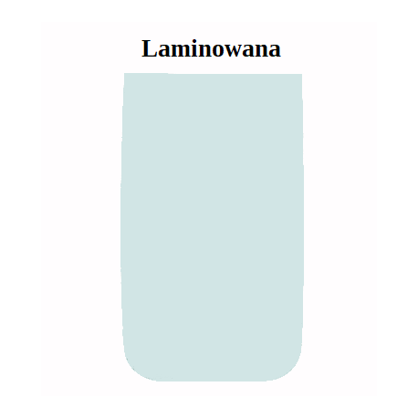 SZYBA LAMINOWANA ZIELONA CVA