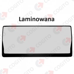 SZYBA LAMINOWANA ZIELONA Z SITODRUKIEM CVA