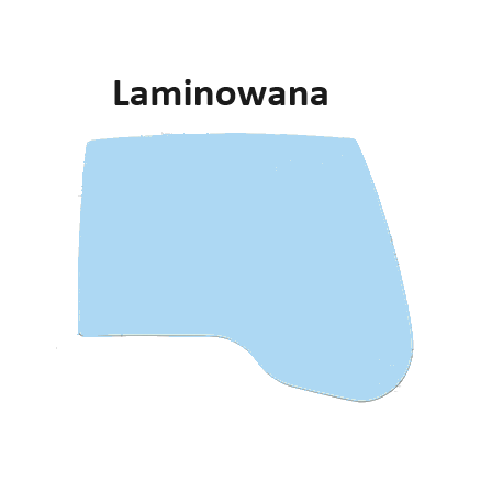 SZYBA LAMINOWANA PRAWA STRONA KOPARKA KOŁOWA/GĄSIENICOWA LIEBHERR A904C R924C 7030399DŁUGOŚĆ 1120 MM XL