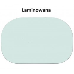 SZYBA LAMINOWANA ZIELONA CVA TYLNA 