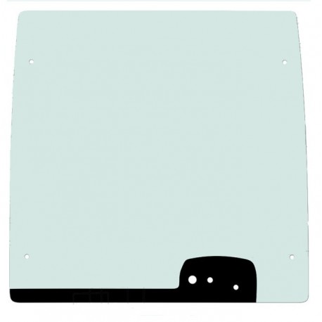 GLASS TOUGHENED GREEN WITH PRINTS CREEN CVA FRONT WIPER ON RIGHTSIDE