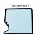 GLASS LAMIANTED GREEN WITH SCREEN PRINT CVA !!!