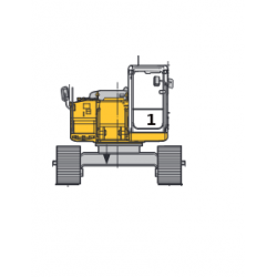 SZYBA PRZEDNIA DOLNA LAMINOWANA KOPARKA KOŁOWA/GĄSIENICOWA/CHWYTAKOWA LIEBHERR A916 R918 L22M A910 R922 10450204